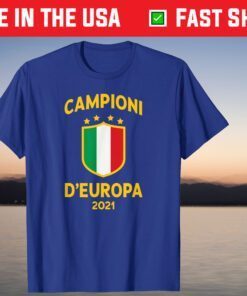 Italy Football Champions of Europe 2021 T-Shirt