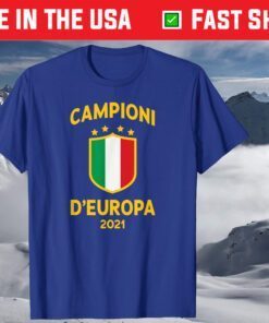 Italy Football Champions of Europe 2021 T-Shirt