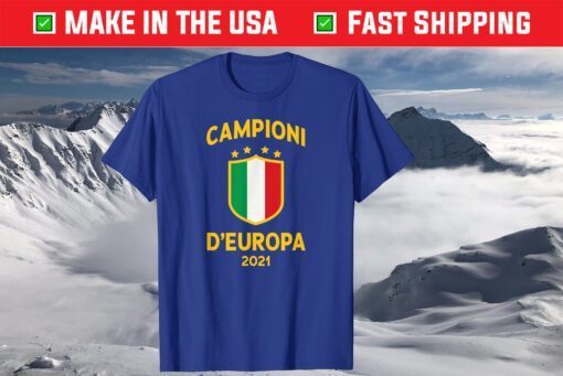 Italy Football Champions of Europe 2021 T-Shirt