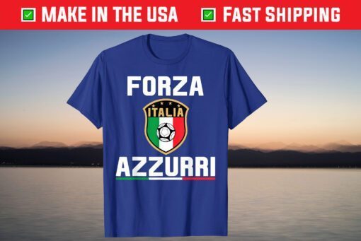 Italy Forza Azzurri Soccer Jersey Italia Flag Football 2021 T-Shirts