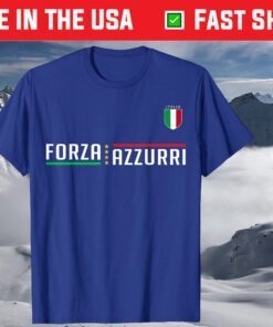 Italy Jersey Soccer National Football Forza Azzurri 2021 T-Shirt