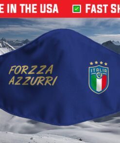 Italy Soccer Italia Flag Forza Azzurri Football Fan Face