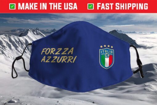 Italy Soccer Italia Flag Forza Azzurri Football Fan Face