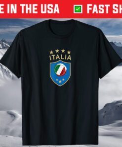 Italy Soccer Italian Italia Flag Football Player Unisex T-Shirt