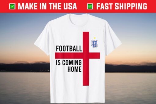 It's Coming Home England Football Soccer Jersey Style Retro T-Shirt