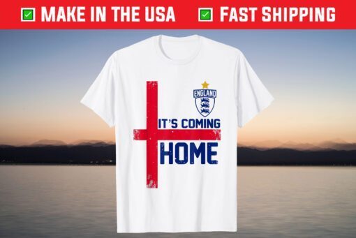 It's Coming Home England Football Soccer Jersey Style Retro T-Shirt