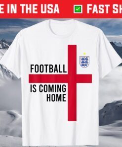 It's Coming Home England Football Soccer Jersey Style Retro T-Shirt