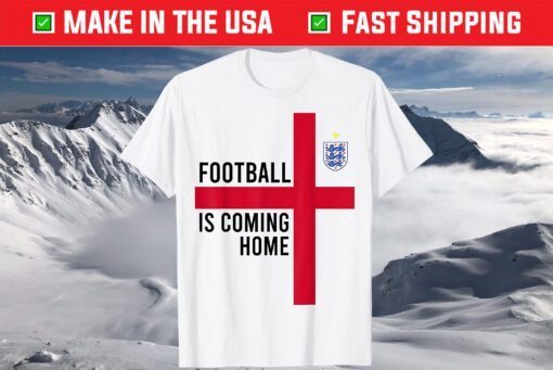 It's Coming Home England Football Soccer Jersey Style Retro T-Shirt