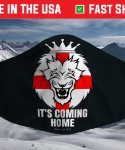 It's Coming Home England Lion Cloth Face Mask