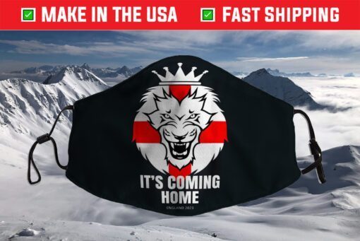 It's Coming Home England Lion Cloth Face Mask