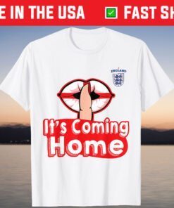 It's Coming Home Retro England-Three Football England Lions T-Shirt