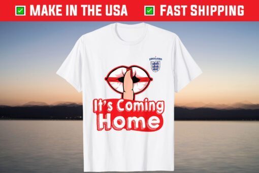 It's Coming Home Retro England-Three Football England Lions T-Shirt