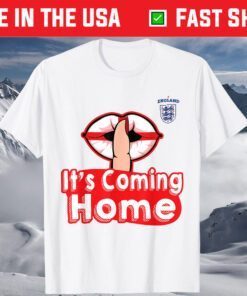 It's Coming Home Retro England-Three Football England Lions T-Shirt