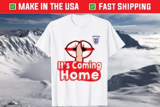 It's Coming Home Retro England-Three Football England Lions T-Shirt