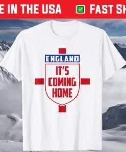 It's Coming Home Vintage Crest England Flag Classic T-Shirt