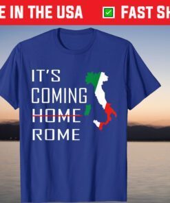 It's Coming Rome Italian Football 2020-2021 Forza Azzurri T-Shirt