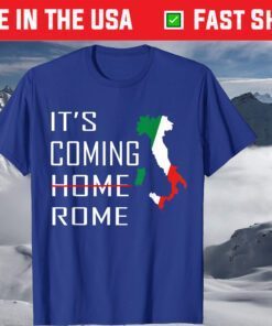 It's Coming Rome Italian Football 2020-2021 Forza Azzurri T-Shirt