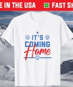 It's coming home Retro England Football Three Lions T-Shirt