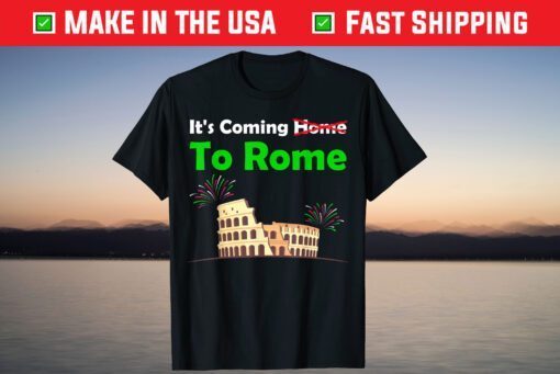 It's coming to Rome Forza Azzurri Italia Football Shirt