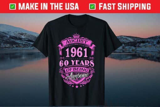 August 1982 38 Years Old 38th Birthday Us 2021 T-Shirt