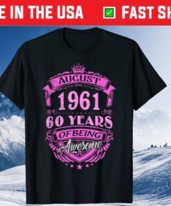August 1982 38 Years Old 38th Birthday Us 2021 T-Shirt