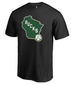 Milwaukee Bucks Fanatics Branded Bucks State Hometown Collection T-Shirt