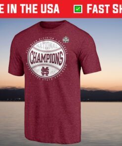Mississippi State Bulldogs 2021 NCAA Baseball College World Series Champions Cycle Tri-Blend T-Shirt
