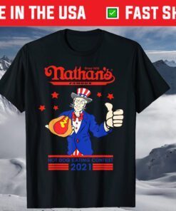 Nathans Hot Dog Eating Contest 2021 Joey Chestnut Us 2021 T-Shirt