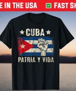 Patria-y-vida, Cuba Flag, Free Cuba T-Shirt