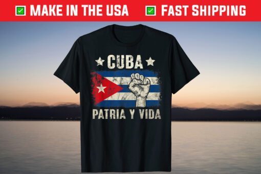 Patria-y-vida, Cuba Flag, Free Cuba T-Shirt