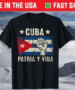 Patria-y-vida, Cuba Flag, Free Cuba T-Shirt