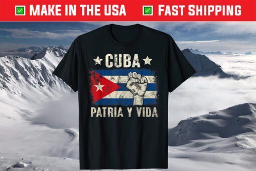 Patria-y-vida, Cuba Flag, Free Cuba T-Shirt