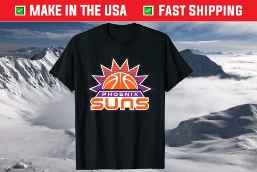 Phoenix Basketball Suns Basketball Ball Shine Classic T-Shirt