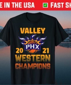 Phoenix In The Valley Western Champions PHX Basketball Fans Unisex T-Shirt