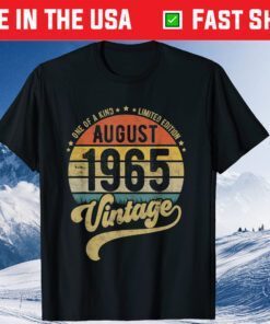 Reto Vintage 56th Birthday 56 years old Born in August 1965 Classic T-Shirt