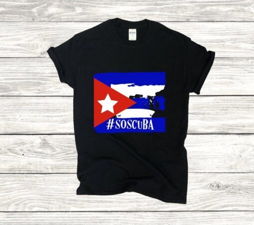 SOS Cuba Flag Shirt