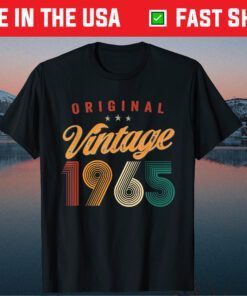 Vintage 1965 56Years Old Retro 56Th Birthday T-Shirt