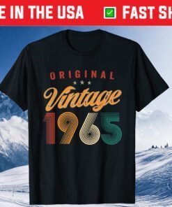 Vintage 1965 56Years Old Retro 56Th Birthday T-Shirt
