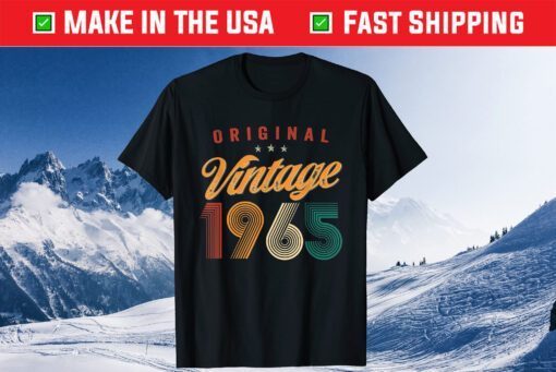 Vintage 1965 56Years Old Retro 56Th Birthday T-Shirt