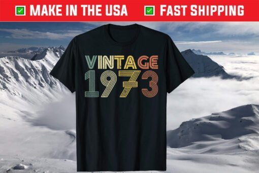 Vintage 1973 46th Birthday T Shirt