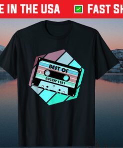 Vintage Best of August 1981 Cassette Retro Birthday Tape Classic T-Shirt