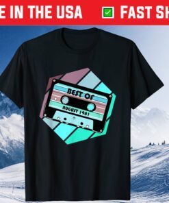 Vintage Best of August 1981 Cassette Retro Birthday Tape Classic T-Shirt