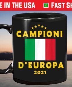 campioni d'europa 2021 Italy Football Champions of Europe Mug