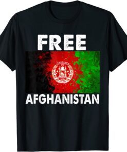 Afghanistan Flag Free Afghanistan Tee Shirt