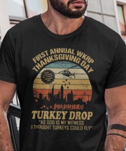 First Annual WKRP Thanksgiving Day Turkey Drop Gift Shirt