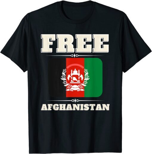 Free Afghanistan Flag Afghan Country Map Outline Afghanistan 2021 Shirt