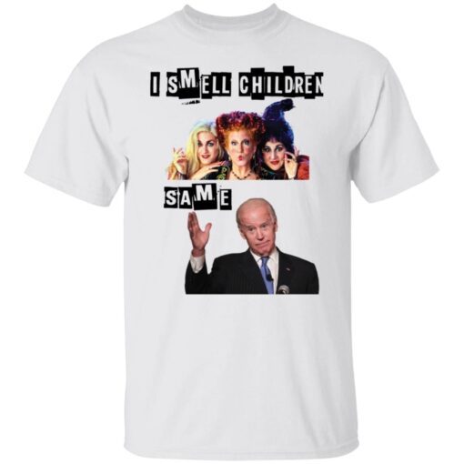 Hocus Pocus i smell children same Joe Biden Tee Shirt