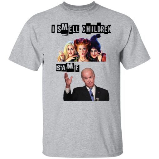 Hocus Pocus i smell children same Joe Biden Tee Shirt