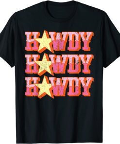 Howdy Rodeo Western Retro Vintage Country Southern T-Shirt