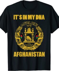 It's In My DNA Afghanistan Proud Afghani Retro Vintage Flag Gift Shirt